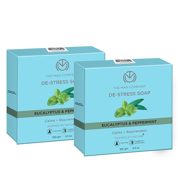 Netmeds | The Man Company De-stress Soap for Men 100gm each 2's