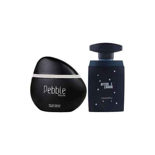 Netmeds | Maryaj Pebble Style EDP Spicy Woody Perfume And Maryaj After Dark EDP Woody Aromatic Perfume 200 ml