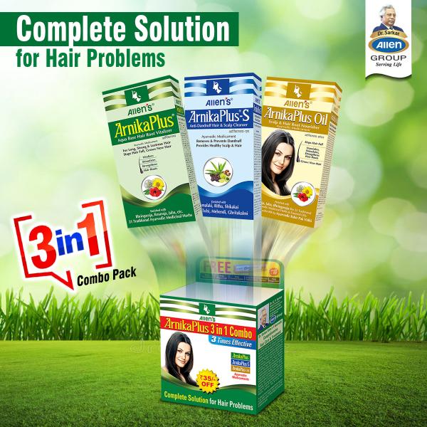 Allen Arnika Plus 3 in 1 Combo Pack 1's - Personal Care (Ayush)