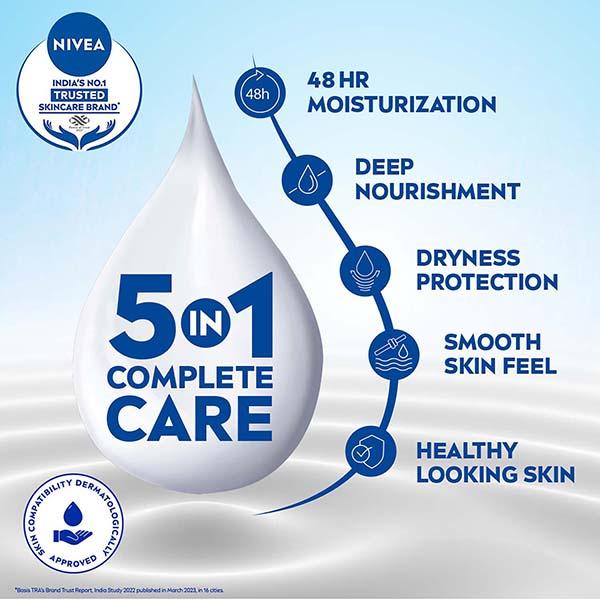 Nivea Cocoa Nourish 72h Moisture Intense Care with Deep Nourish Serum 200 ml - Lotions & Creams
