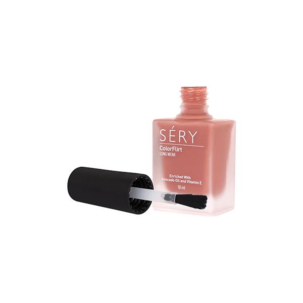 Sery Color Flirt Nail Paint Matte, Dune Maddness, Brown 10 ml - Nail Polish