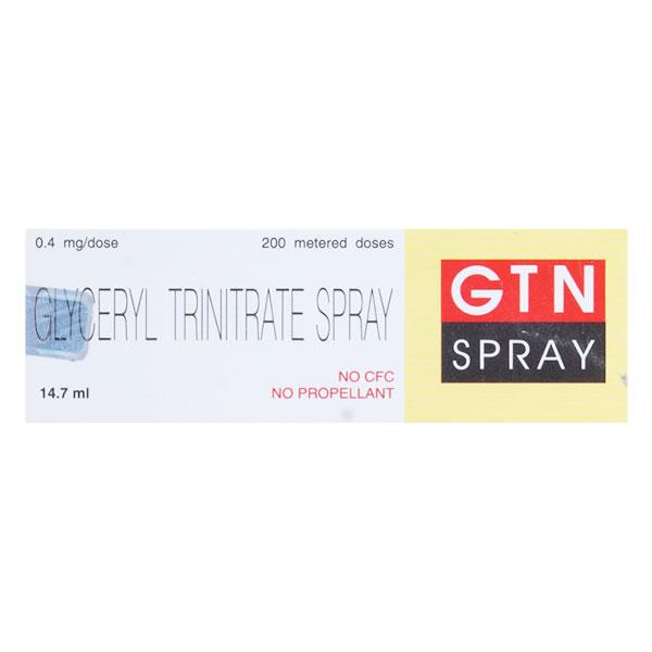 GTN 0.4mg Spray 200Md - Angina