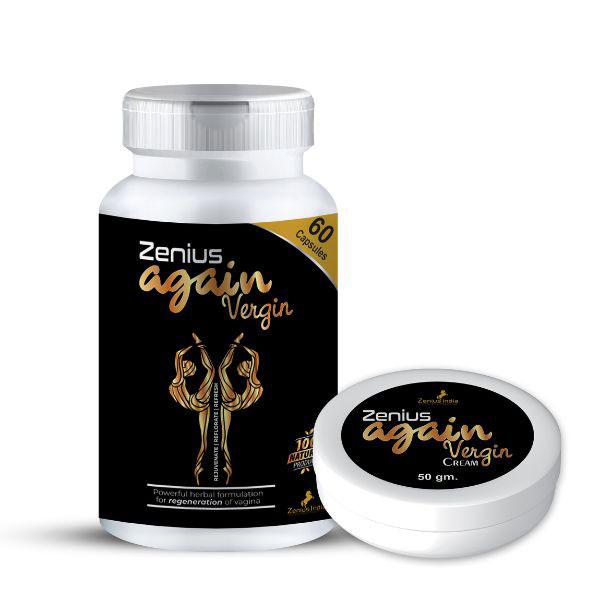 Netmeds | Zenius Again Vergin Capsule 60's + Again Vergin Cream 50 gm 1's