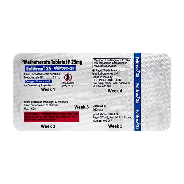Netmeds | FOLITRAX 25 Tablet 5's