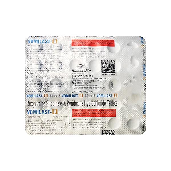 VOMILAST G Tablet 30's - Vomitting/Emesis-Ant