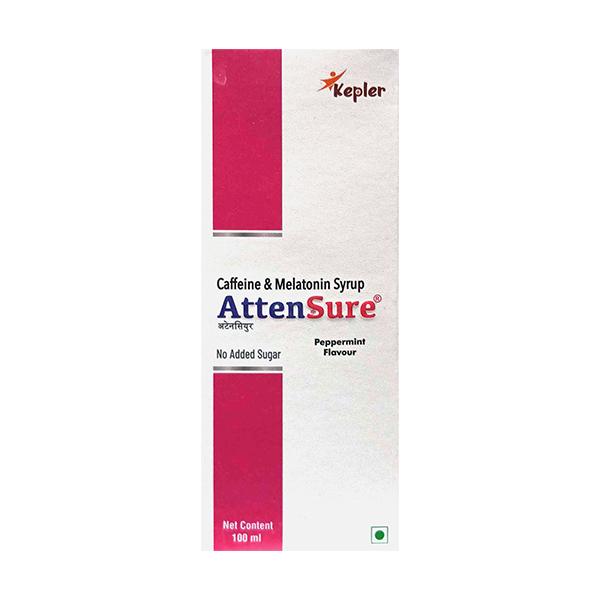 ATTENSURE No Added Sugar Peppermint Flavour Syrup 100ml