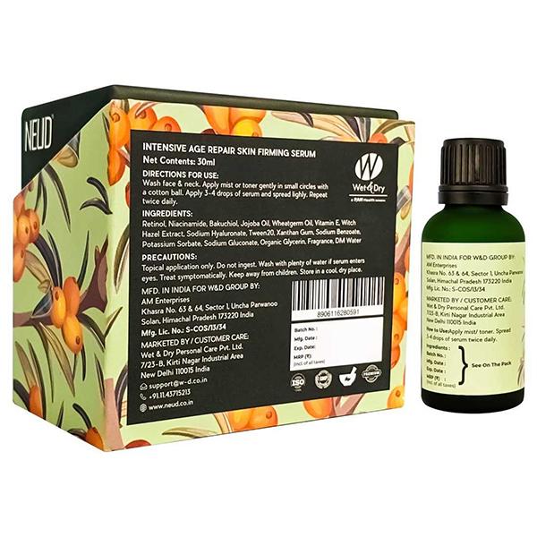 NEUD Intensive Age Repair Skin Firming Serum With Retinol, Niacinamide & Bakuchiol 30 ml - Face Gels