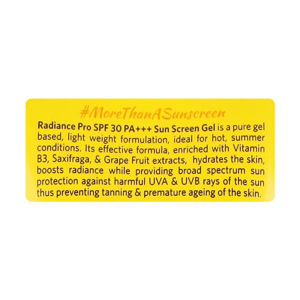 VLCC Radiance Pro SPF 30 Pa+++ Sunscreen Gel 50 gm - Face Sunscreen