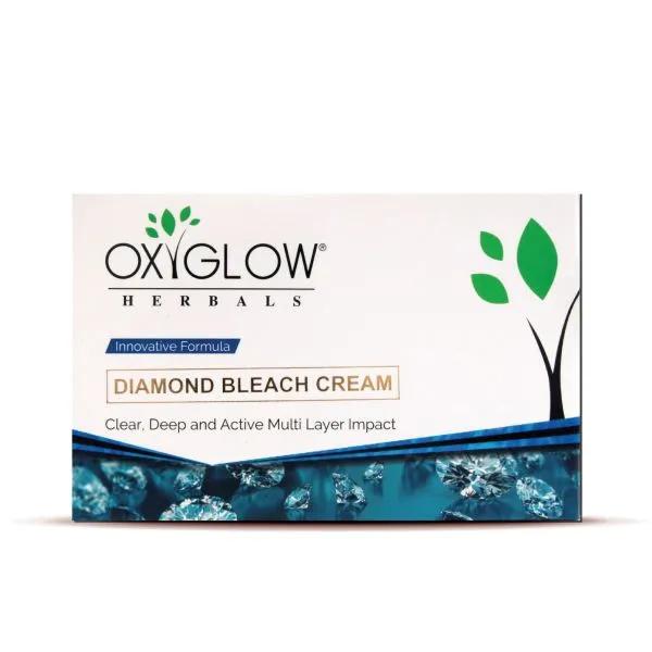 Netmeds | OxyGlow Herbals Diamond Bleach Cream 50 gm