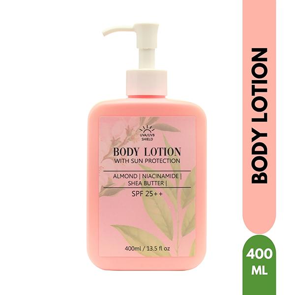 Netmeds | House of Beauty Deep Moisture Body Lotion with Sunscreen SPF 25+ with Niacin & Shea Butter 400ml