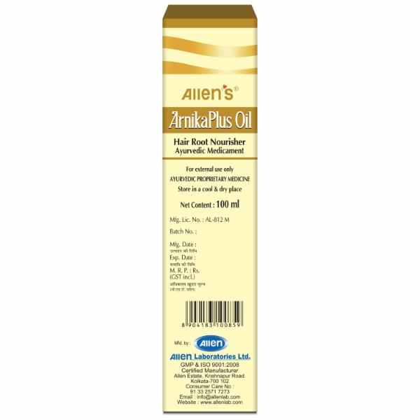 Allen Arnika Plus Hair Oil 100 ml - Personal Care (Ayush)