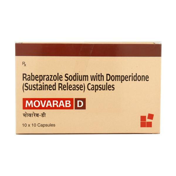 Movarab D Capsule 10'S - Ulcer/Reflux/Flatulence-Aaa