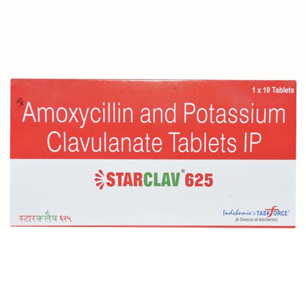 Starclav 500/125mg Tablet 10'S - Bacterial Infections-Pen