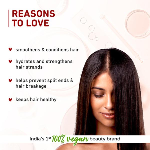 Plum Hibiscus and Ceramides Long and Healthy Conditioner Smoothens and Conditions Hair, Reduces Split Ends Damage 175gm - Conditioners