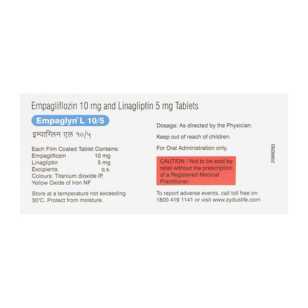 EMPAGLYN L 10/5 Tablet 10's - Diabetes-Ant