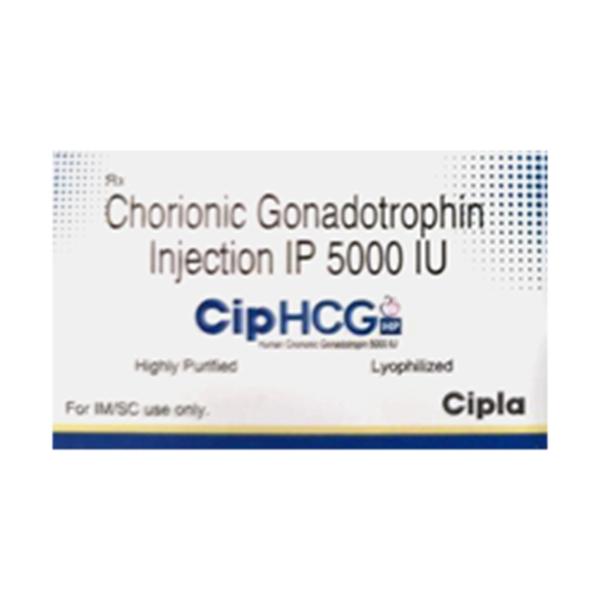 CIPHCG HP 5000iu Injection 1's - Hormonal Therapy-Tro