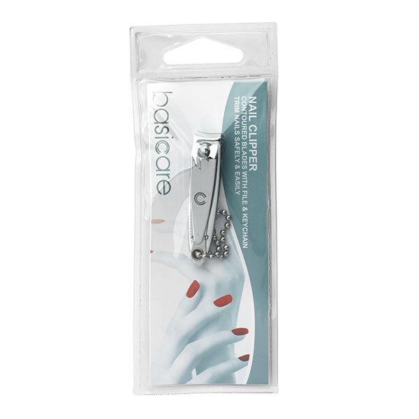 Basicare Nail Clipper With File & Key Chain 1's - Manicure & Pedicure Kits