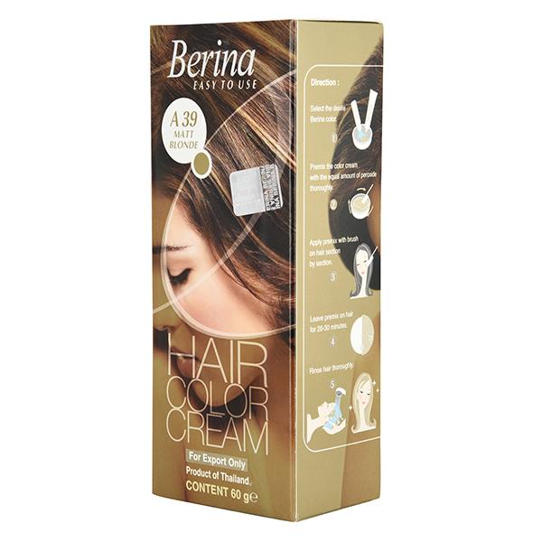 Netmeds | Berina A39 Matt Blonde Hair Color Cream 60 gm