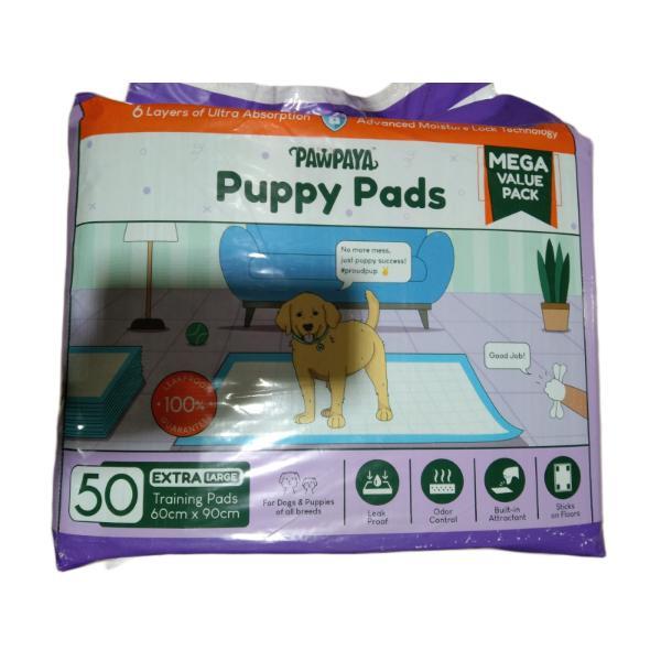 Netmeds | Pawpaya Puppy Training Pads (Pack of 50's 60 cm x 90 cm)