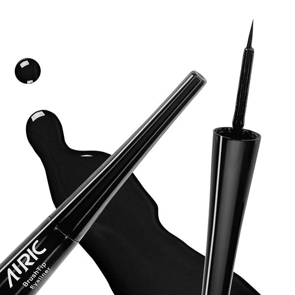 Auric BrushTip Eyeliner Midnight Black 2202 3.5 ml - Eyeliners