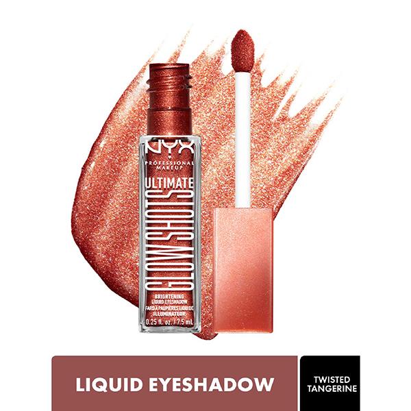 Nyx Professional Makeup Ultimate Glow Shots Liquid Eyeshadow - Twisted Tangerine 7.5 ml - Eyeshadow, Bases & Primers
