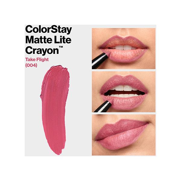 Revlon Colorstay Matte Lite Crayon Take Flight 1.4 gm - Lip Crayons