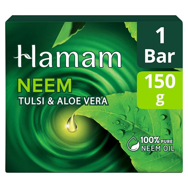 Hamam Neem Tulsi and Aloevera 150 gm - Soaps