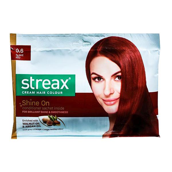 Netmeds | Streax Hair Colour - Flame Red (25gm+20ml) 1's