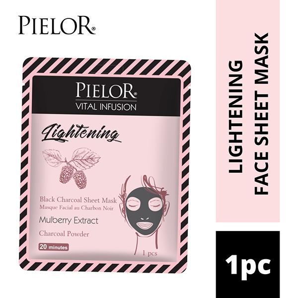 PIELOR VITAL INFUSION BLACK CHARCOAL LIGHTENING MASK 25 ml
