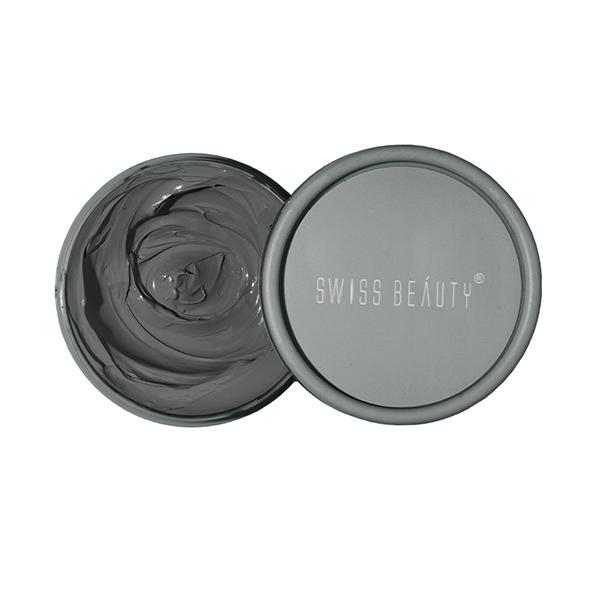 Swiss Beauty Bamboo Charcoal Clay Mask 100 gm - Masks & Peels