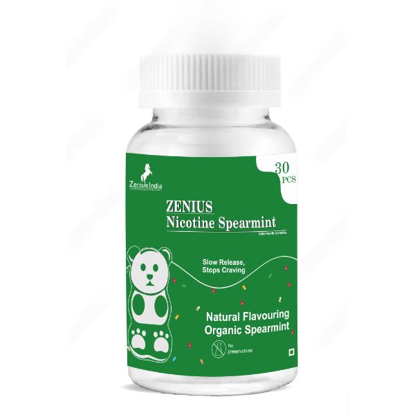 Netmeds | Zenius Nicotine Gummies - Organic Spearmint Flavour 30's