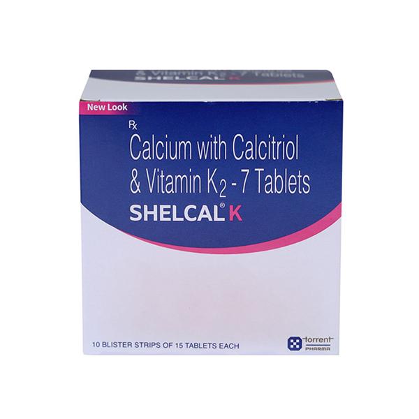 Shelcal K Tablet 15'S - Osteoporosis-Age
