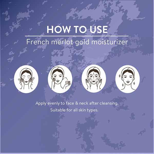 Belora French Merlot Gold Moisturizer 50 gm - Face Moisturizers
