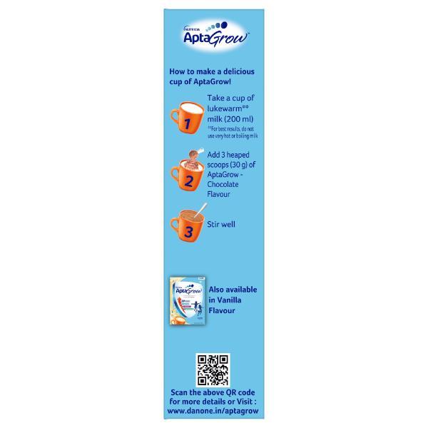 AptaGrow (3+ Years) Nutritional Powder - Chocolate Flavour 400 gm - Kids Nutrition