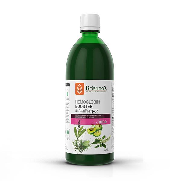 Krishna's Herbal & Ayurveda Hemoglobin Booster Tonic 500 ml - Health Products