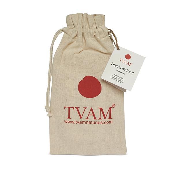 Tvam Henna Natural Powder - Dark Brown 100 gm - Powder