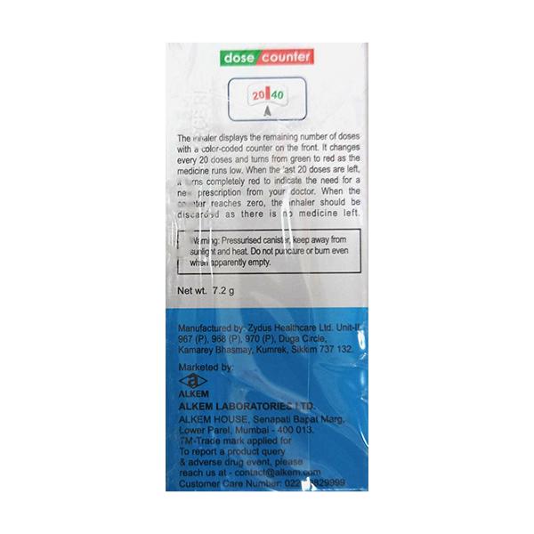 PULMOSMART 200 WITH DOSE COUNTER Inhaler 120md - Asthma/COPD-Ast