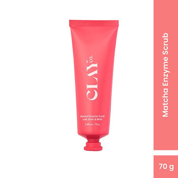 Netmeds | Clayco Matcha Enzyme Scrub for Dead Skin Removal 70 gm