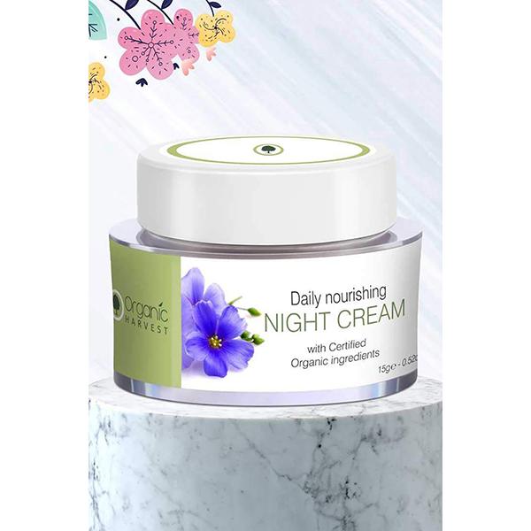 Organic Harvest Brightening Vitamin C Night Cream 15gm - Night Cream