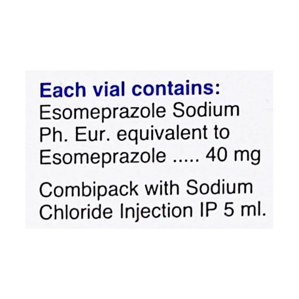 Esomac IV Injection 1's - Ulcer/Reflux/Flatulence-Aaa