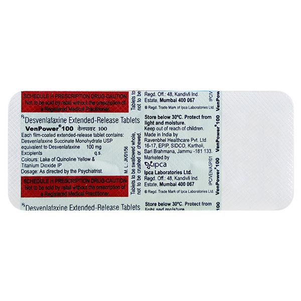 Netmeds | Venpower 100mg Tablet 10'S