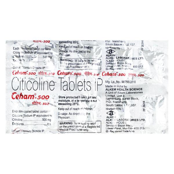 Ceham 500 Tablet 10 'S - Alzheimer-Neu