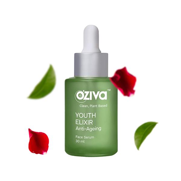 Oziva Youth Elixir Anti-Ageing Serum Face Serum For Unisex With Phyto Retinol, Rose & Tiare Flower 30 ml - Face Serum