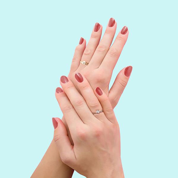 Glimmer Nail Polish Valentine Red 5 ml - Nail Polish