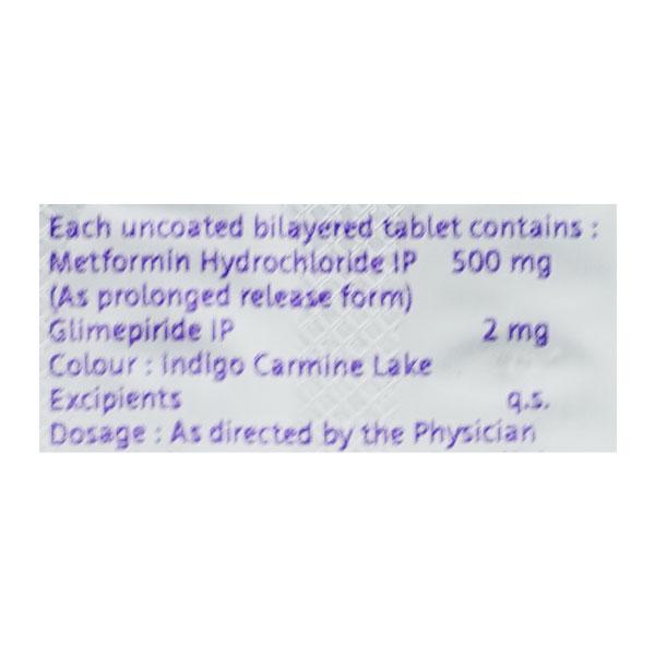 Euglim M 2mg Tablet 10'S - Diabetes-Ant