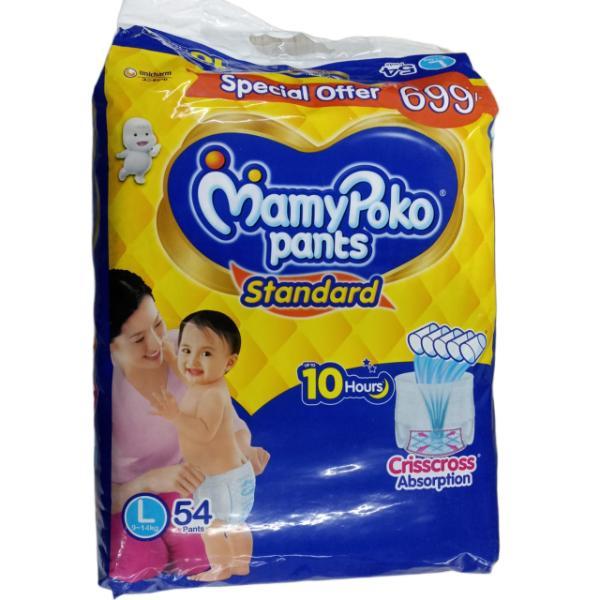Netmeds | MamyPoko Standard Diaper Pants (L) 54's