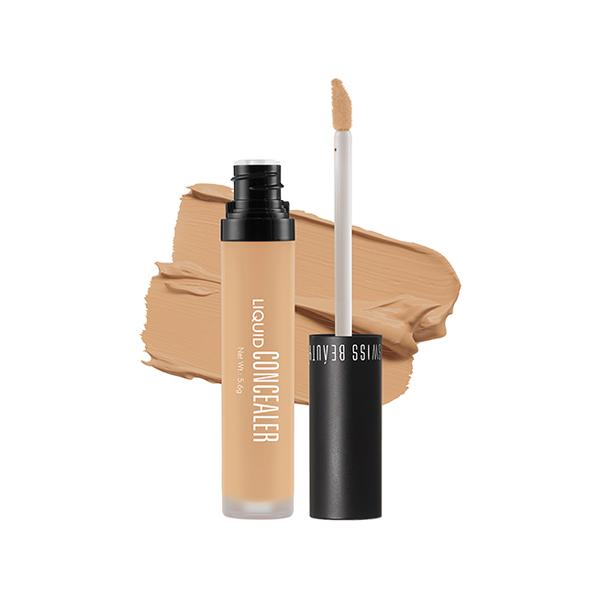 Netmeds | Swiss Beauty Liquid Light Weight Concealer with Full Coverage Shade- Warm Honey 6 gm