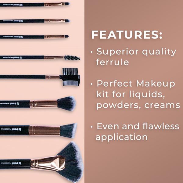 Bronson Professional makeup brush (Pack of 8) 1's - Face Brush