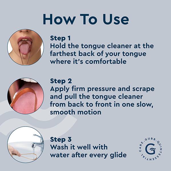 Gubb Tongue Cleaner Loop - Copper 50 gm - Floss & Tongue Cleaners