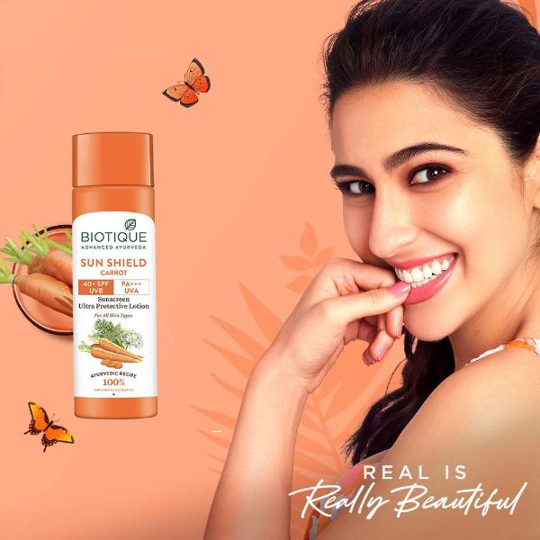 Biotique Bio Pro Carrot Spf40 Lotion 190 Ml - Face Sunscreen